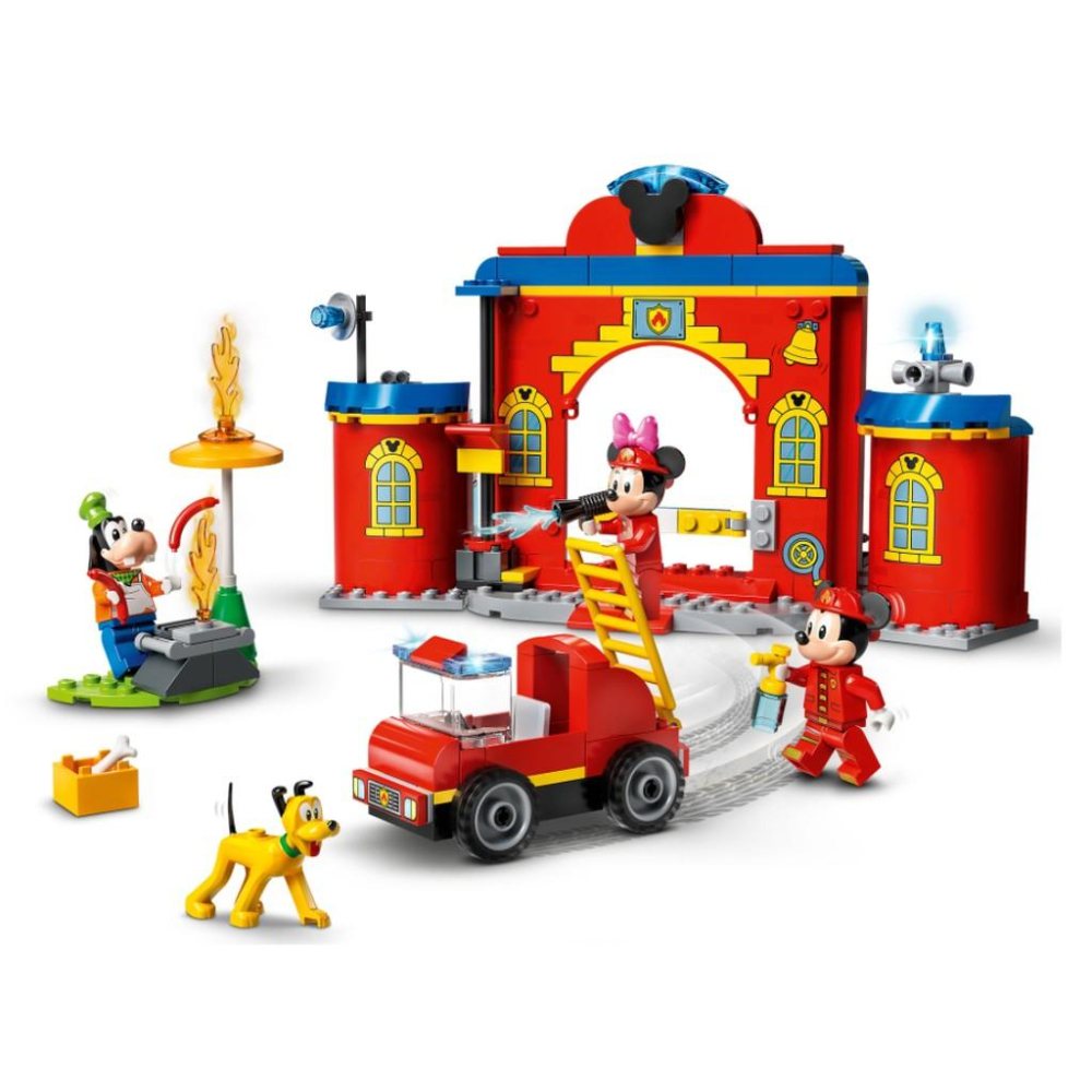 【磚星球】樂高 LEGO 10776 迪士尼系列 米奇與朋友們 消防站 Mickey Truck & Station-細節圖3
