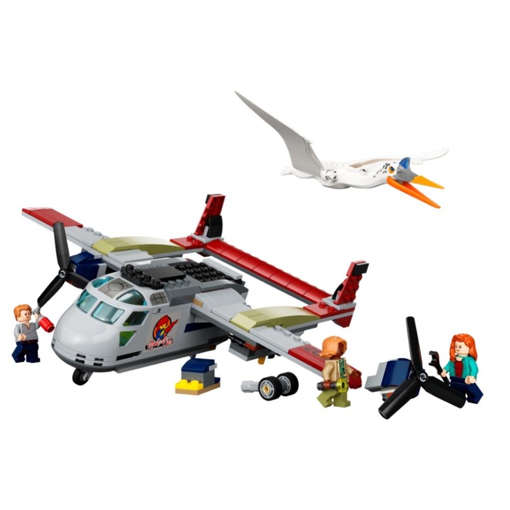 【磚星球】樂高 LEGO 76947 侏羅紀世界系列 風神翼龍飛機伏擊 Plane Ambush-細節圖3