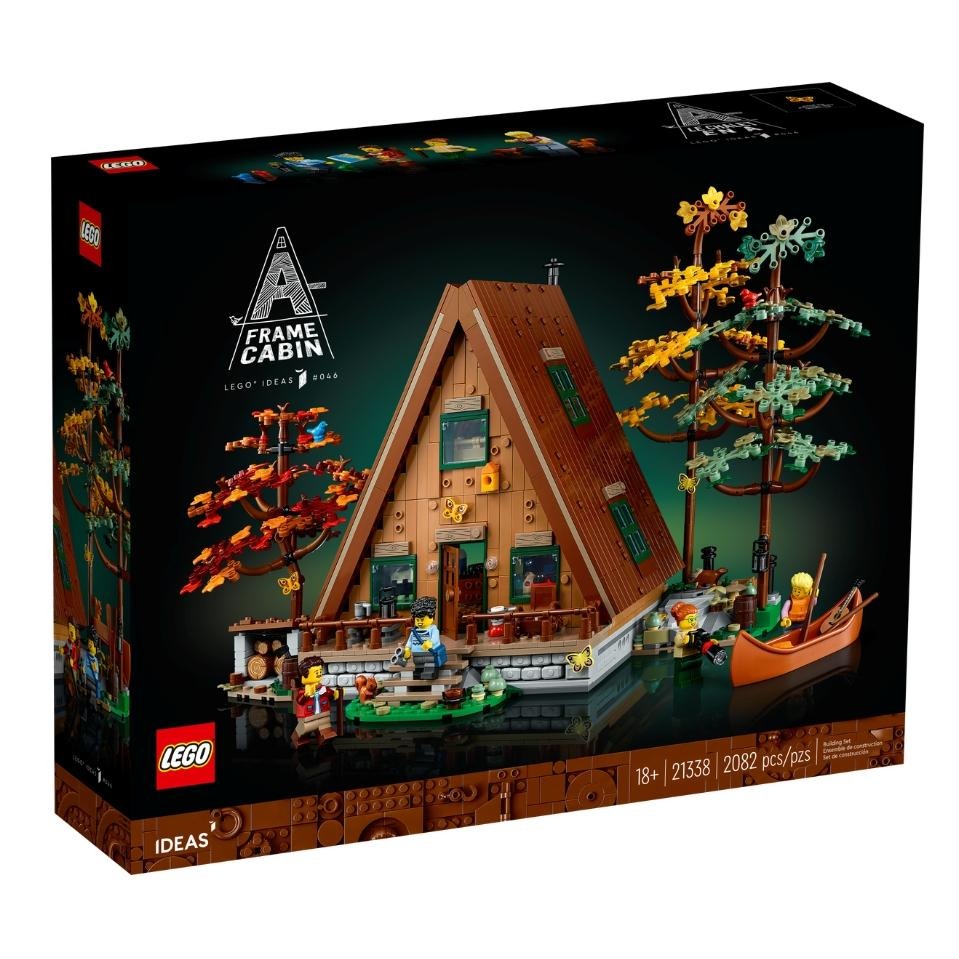 【磚星球】樂高 LEGO 21338 IDEAS A字形小屋 A-Frame Cabin-細節圖2