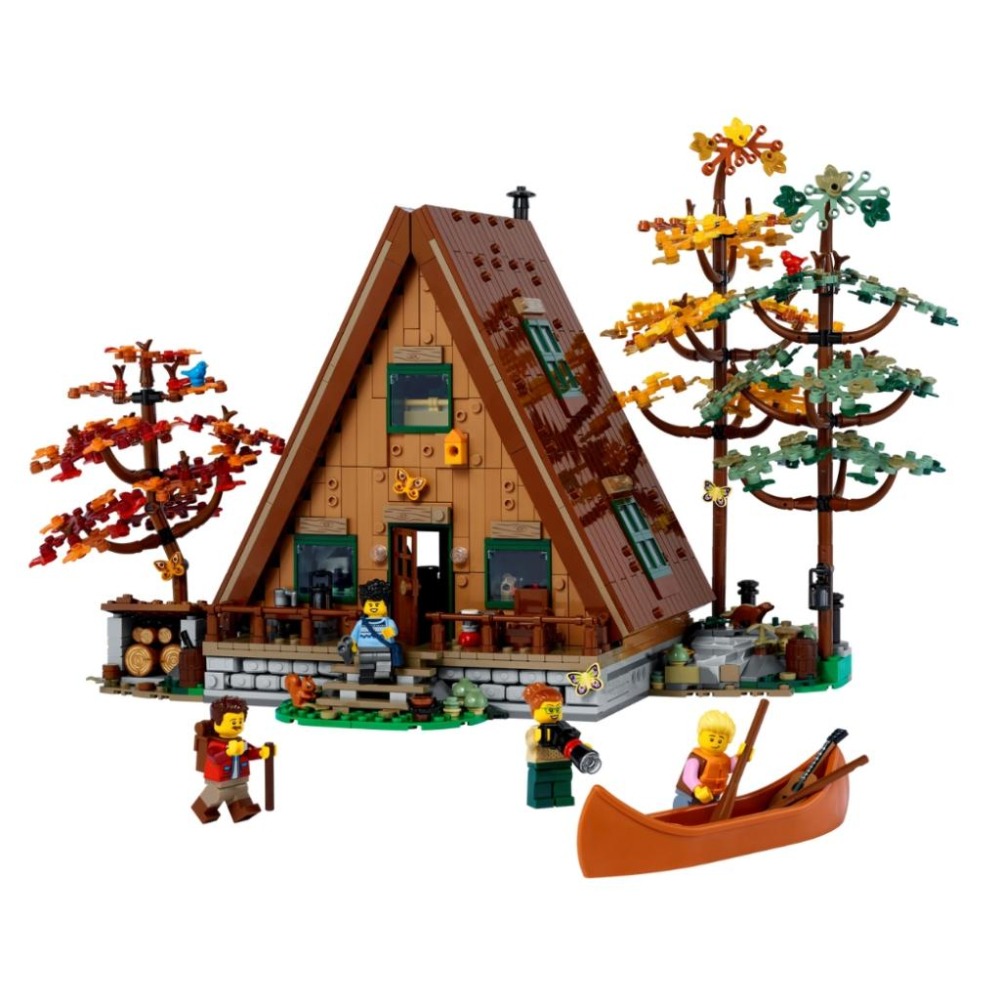 【磚星球】樂高 LEGO 21338 IDEAS A字形小屋 A-Frame Cabin-細節圖3