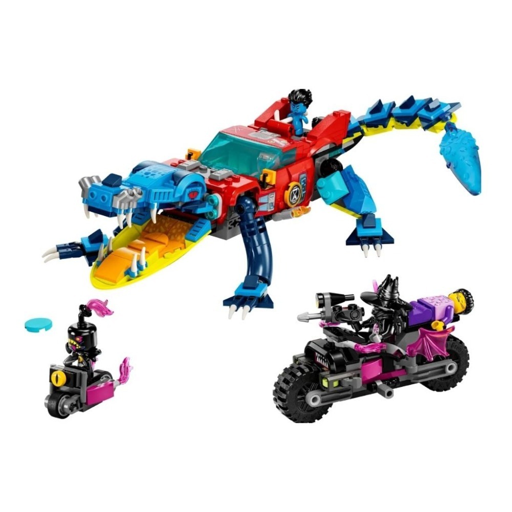 【磚星球】樂高 LEGO 71458 夢工廠系列 鱷魚車 Crocodile Car-細節圖2