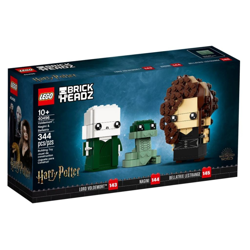 【磚星球】樂高 LEGO 40496 大頭系列 佛地魔,巨蛇,貝拉 Voldemort,Nagini&Bellatrix-細節圖2