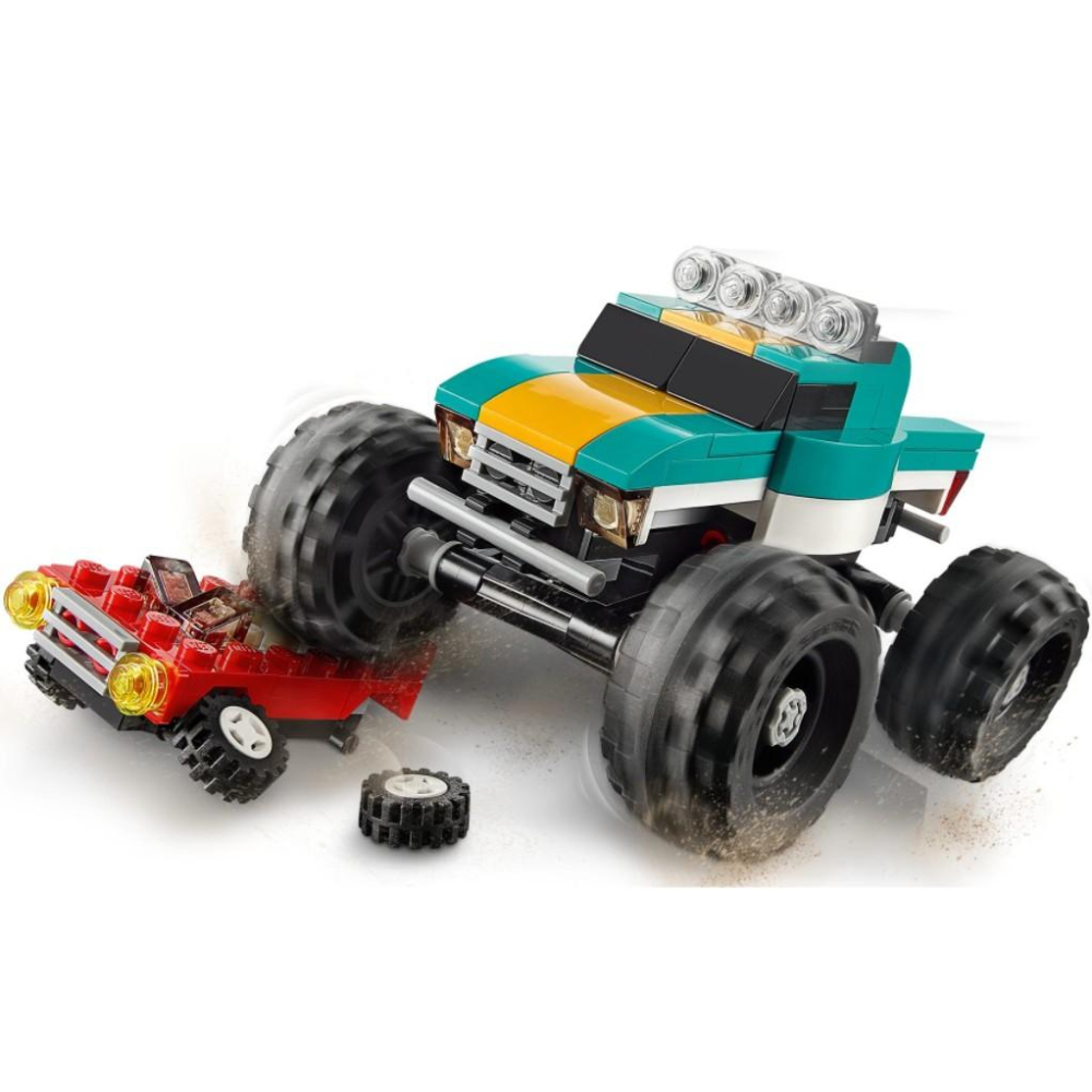 【磚星球】樂高 Lego 31101 創意三合一系列 怪獸卡車 Monster Truck-細節圖3