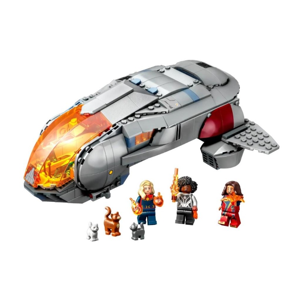 【磚星球】樂高 LEGO 76232 漫威系列 驚奇隊長星級飛船 The Hoopty-細節圖3