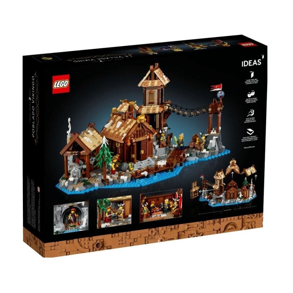 【磚星球】樂高 LEGO 21343 IDEAS 維京村莊 Viking Village-細節圖4