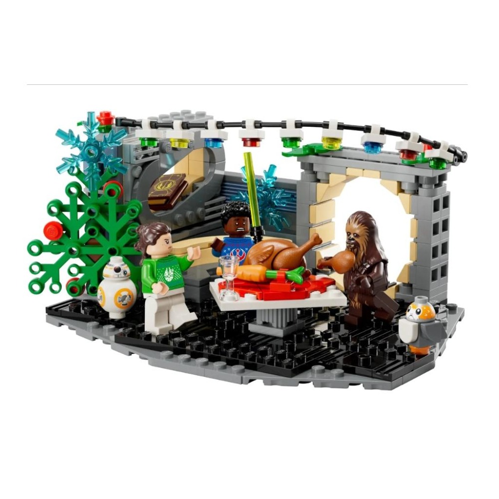 【磚星球】樂高 LEGO 40658 星際大戰系列 千年鷹聖誕場景 Falcon Holiday Diorama-細節圖3