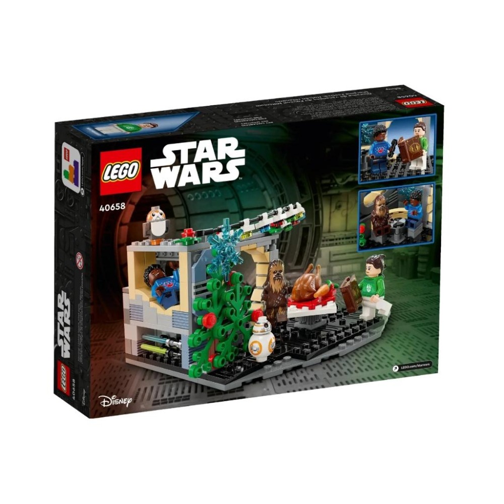 【磚星球】樂高 LEGO 40658 星際大戰系列 千年鷹聖誕場景 Falcon Holiday Diorama-細節圖4