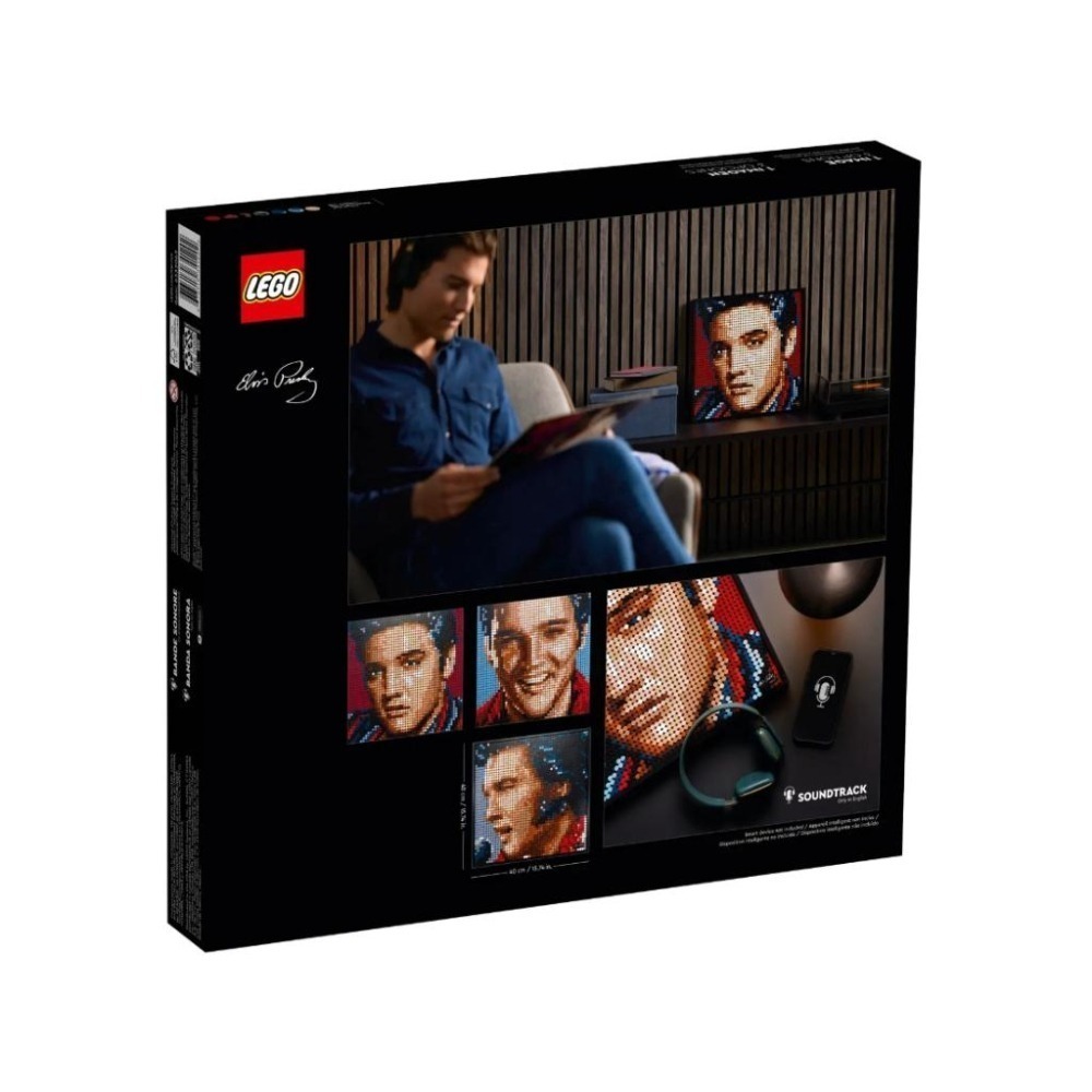 【磚星球】樂高 LEGO 31204 ART藝術 貓王艾維斯 Elvis Presley “The King”-細節圖4