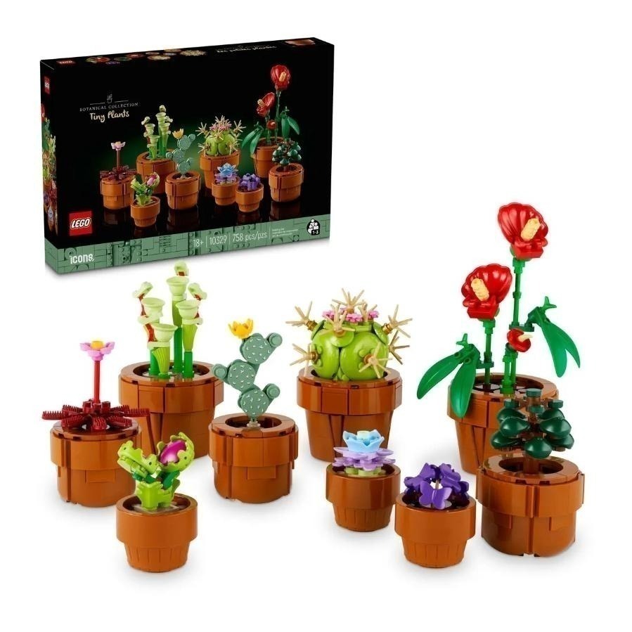 【磚星球】樂高 LEGO 10329 ICONS™ 迷你盆栽 Tiny Plants-細節圖2