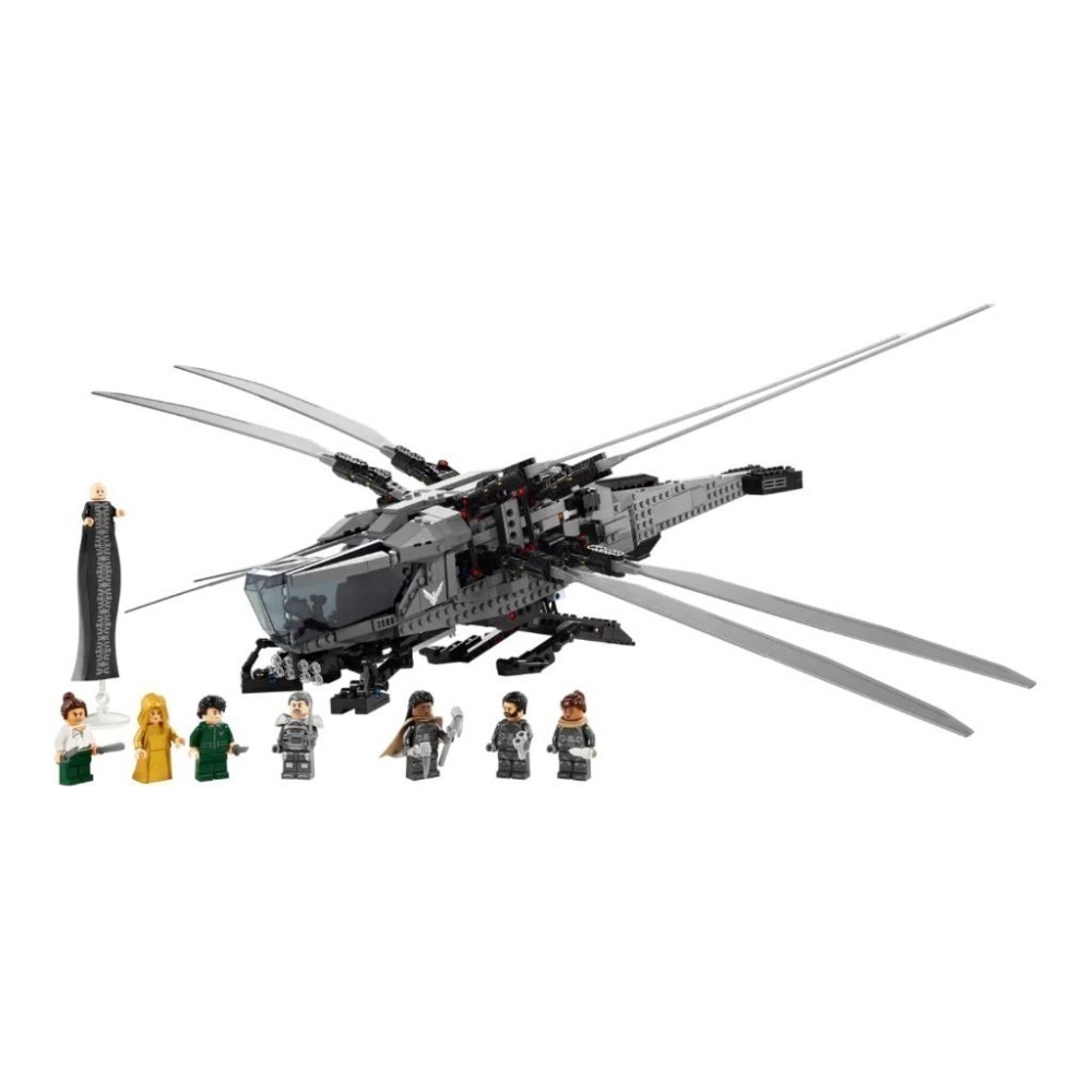 【磚星球】樂高 LEGO 10327 ICONS™ 亞崔迪皇家撲翼機 Dune Royal Ornithopter-細節圖3