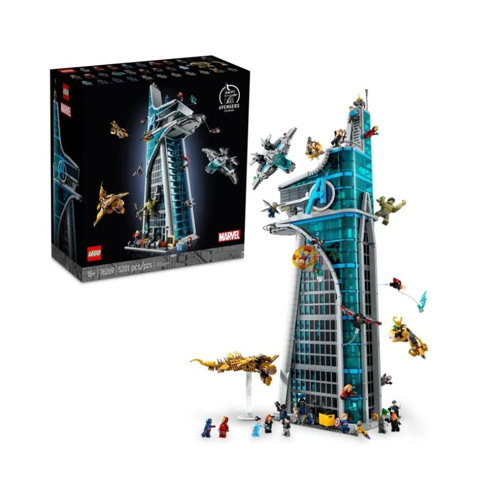 【磚星球】樂高 LEGO 76269 漫威系列 復仇者大廈 Avengers Tower-細節圖2