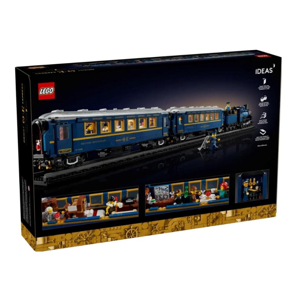 【磚星球】樂高 LEGO 21344 IDEAS 東方快車 The Orient Express Train-細節圖4