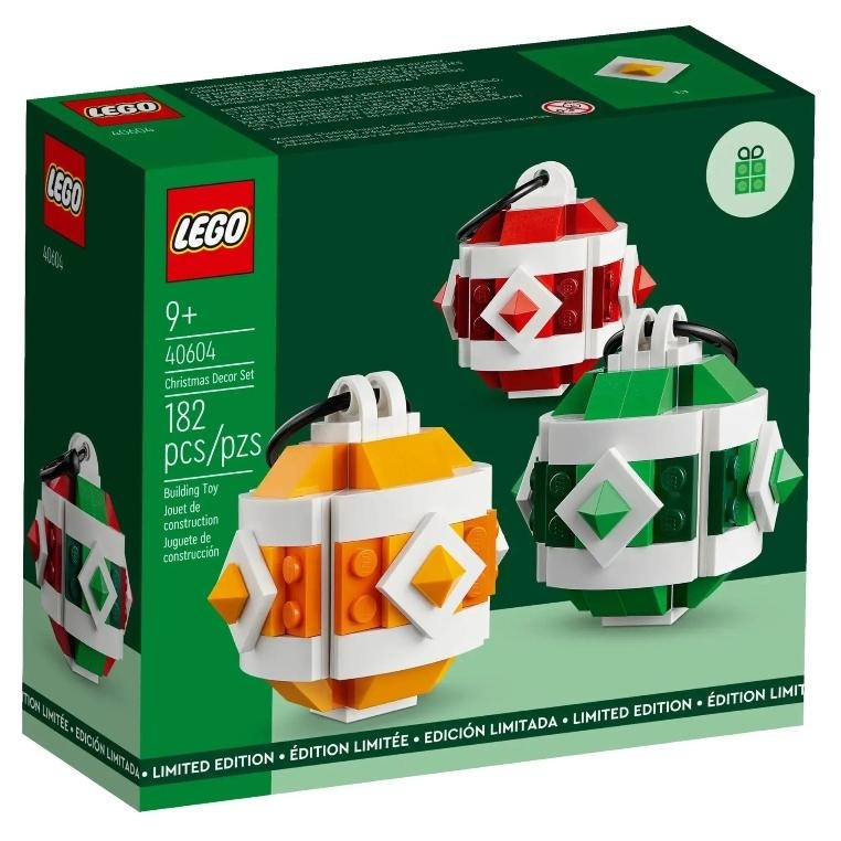 【磚星球】樂高 LEGO 40604 特殊系列 聖誕飾品組 Christmas Decor Set-細節圖2