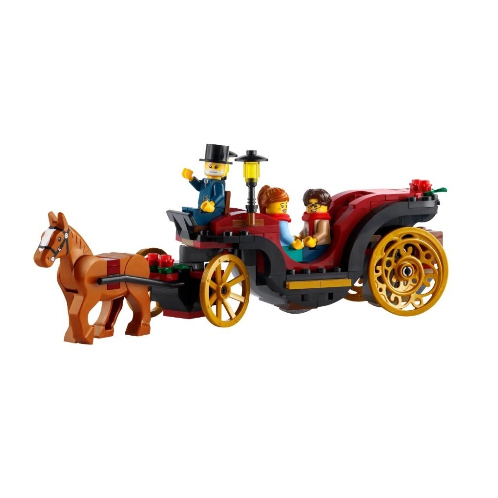 【磚星球】樂高 LEGO 40603 特殊系列 冬季馬車 Wintertime Carriage Ride-細節圖3