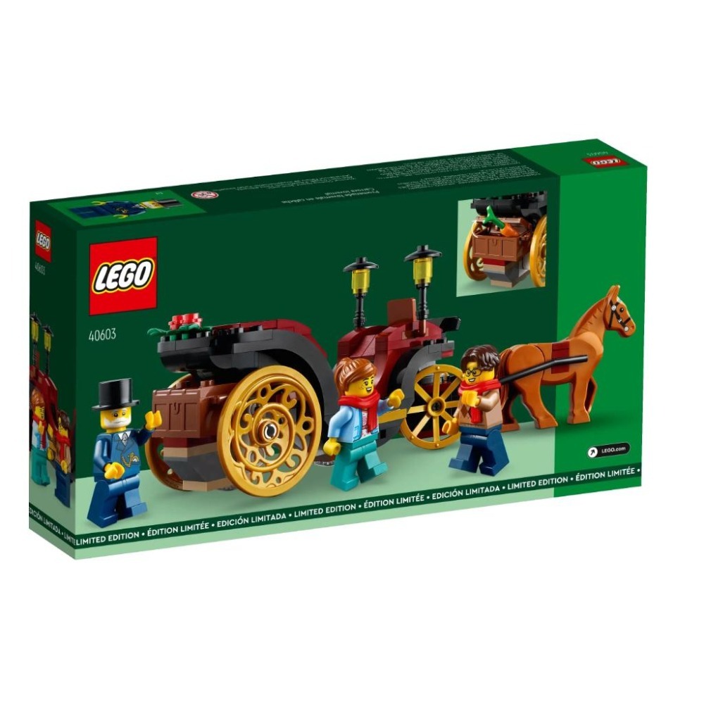 【磚星球】樂高 LEGO 40603 特殊系列 冬季馬車 Wintertime Carriage Ride-細節圖4