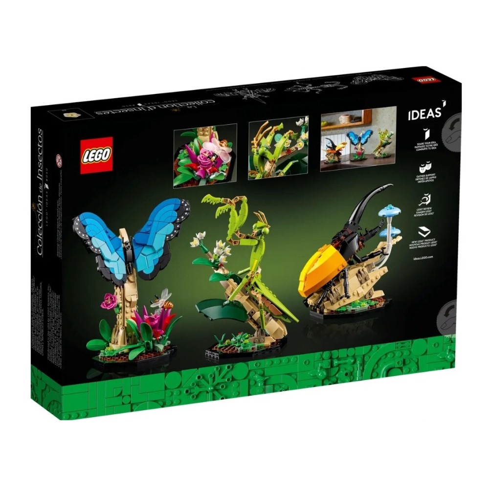 【磚星球】樂高 LEGO 21342 IDEAS 昆蟲集錦 Insects-細節圖3