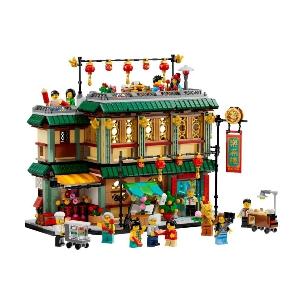 【磚星球】樂高 LEGO 80113 中國新年系列 樂滿樓 Family Reunion Celebration-細節圖3