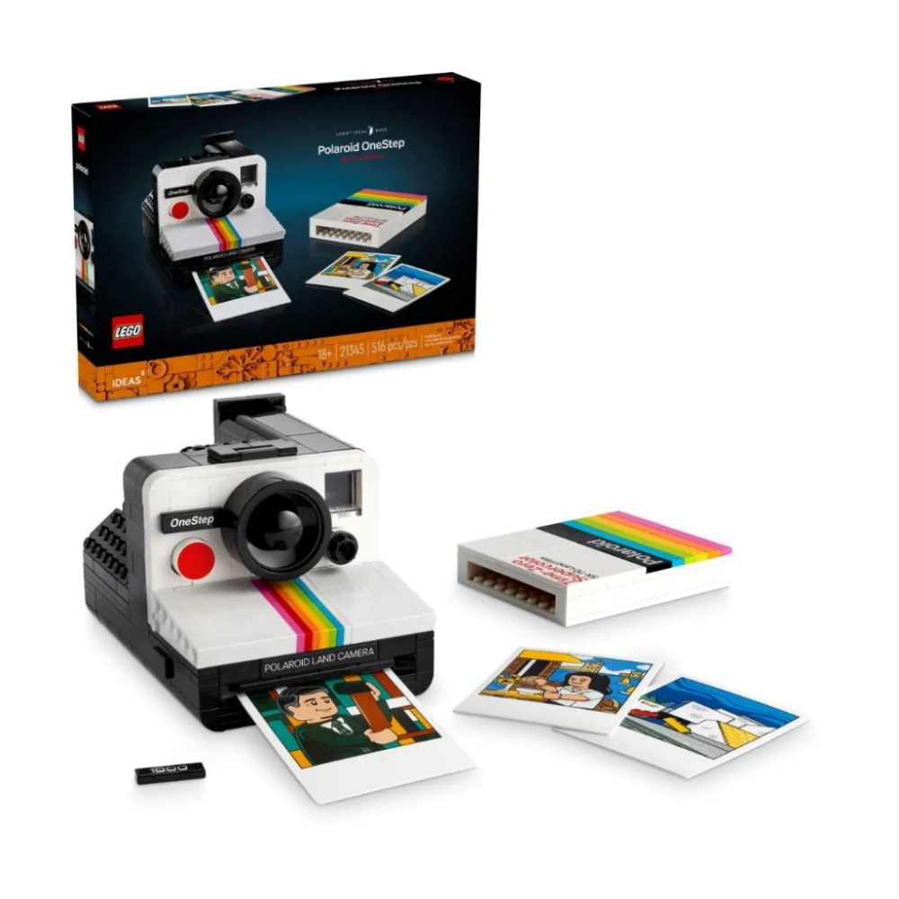 【磚星球】樂高 LEGO 21345 IDEAS 寶麗來 OneStep SX-70 Polaroid Camera-細節圖2