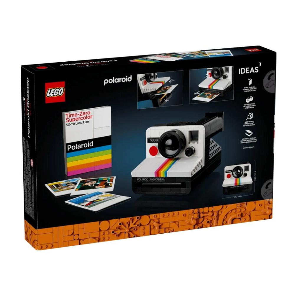 【磚星球】樂高 LEGO 21345 IDEAS 寶麗來 OneStep SX-70 Polaroid Camera-細節圖4