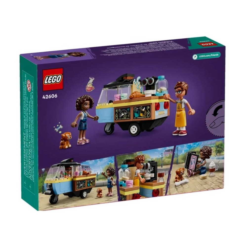 【磚星球】樂高 LEGO 42606 好朋友系列 行動麵包餐車 Mobile Bakery Food Cart-細節圖4