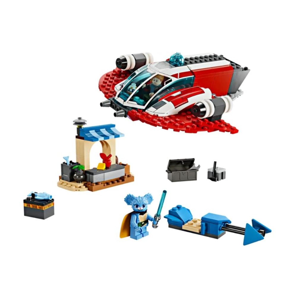 【磚星球】樂高 LEGO 75384 星際大戰系列 赤色炎鷹號 The Crimson Firehawk™-細節圖3