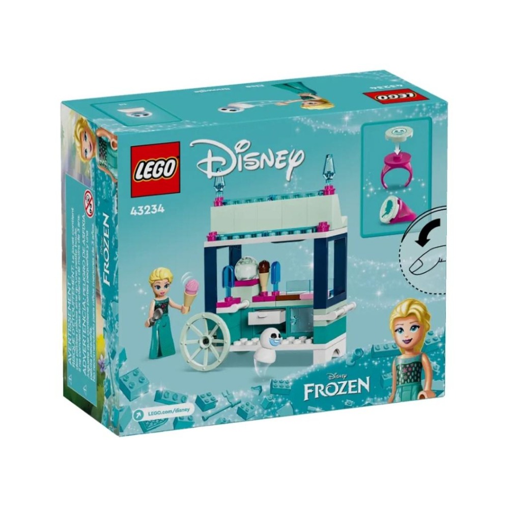 【磚星球】樂高 LEGO 43234 迪士尼系列 艾莎的冰雪點心 Elsa＇s Frozen Treats-細節圖4