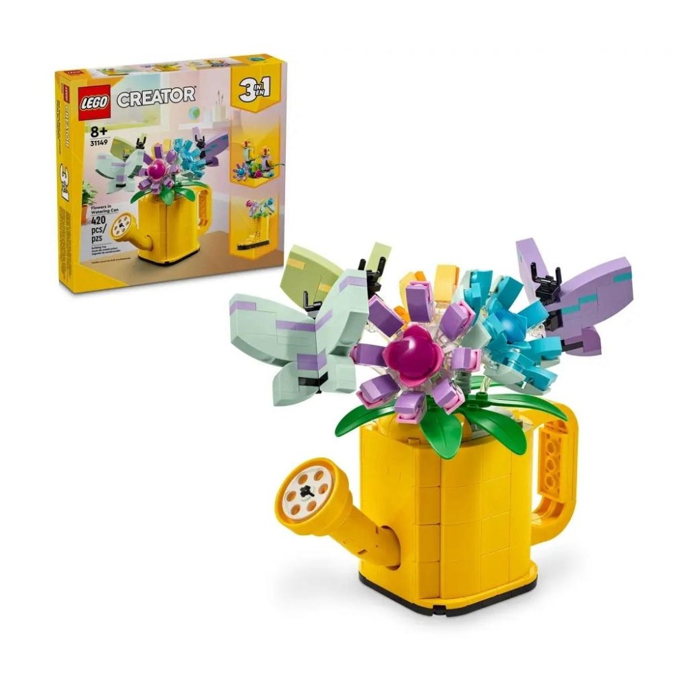 【磚星球】樂高 LEGO 31149 創意三合一系列 插花澆水壺 Flowers in Watering Can-細節圖2