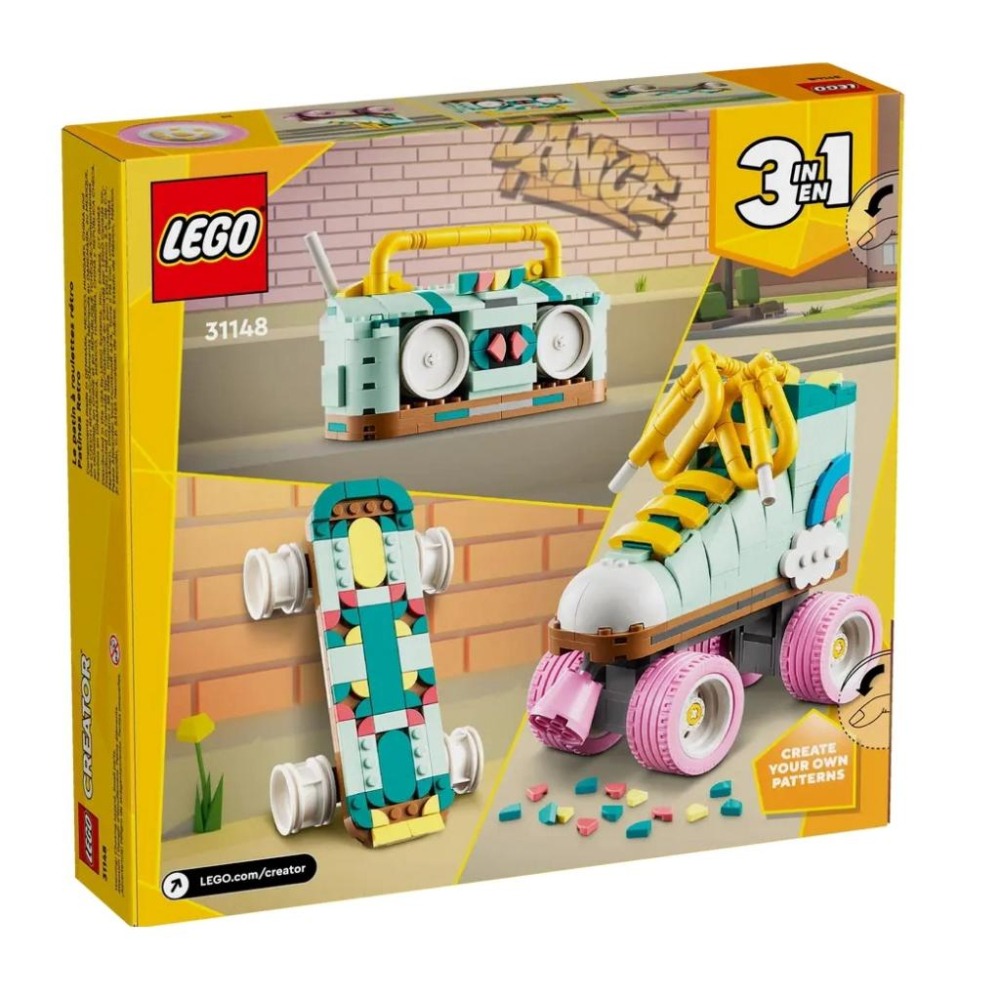 【磚星球】樂高 LEGO 31148 創意三合一系列 復古溜冰鞋 Retro Roller Skate-細節圖6