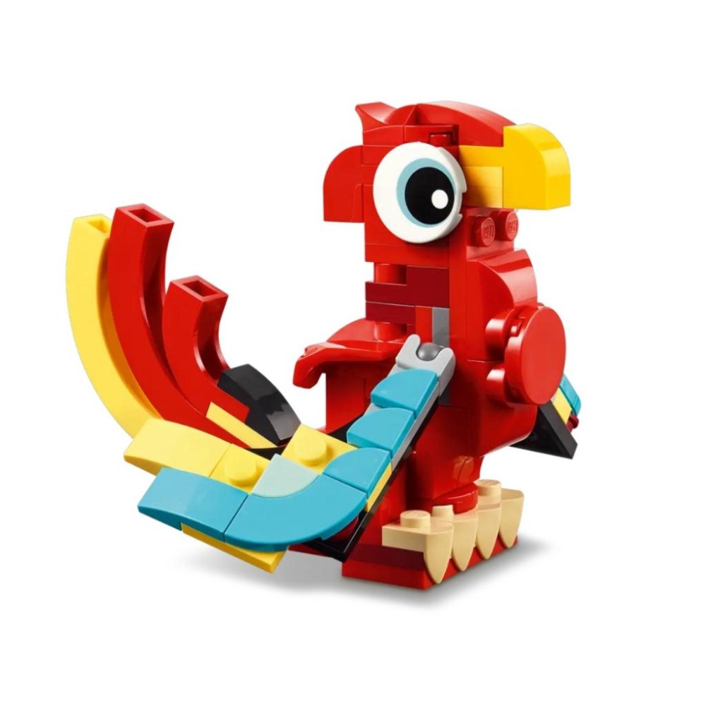 【磚星球】樂高 LEGO 31145 創意三合一系列 紅龍 Red Dragon-細節圖3