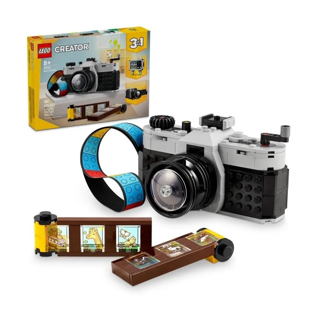 【磚星球】樂高 LEGO 31147 創意三合一系列 復古照相機 Retro Camera-細節圖2