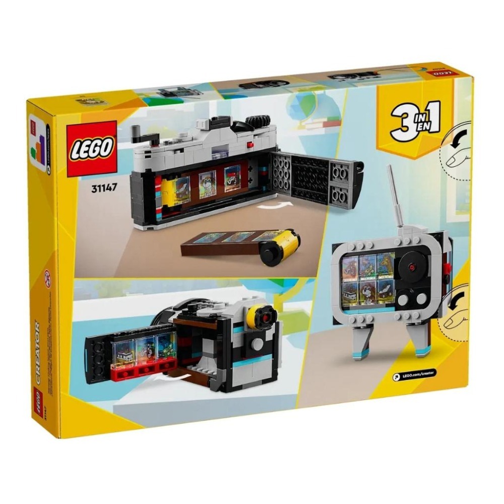 【磚星球】樂高 LEGO 31147 創意三合一系列 復古照相機 Retro Camera-細節圖6