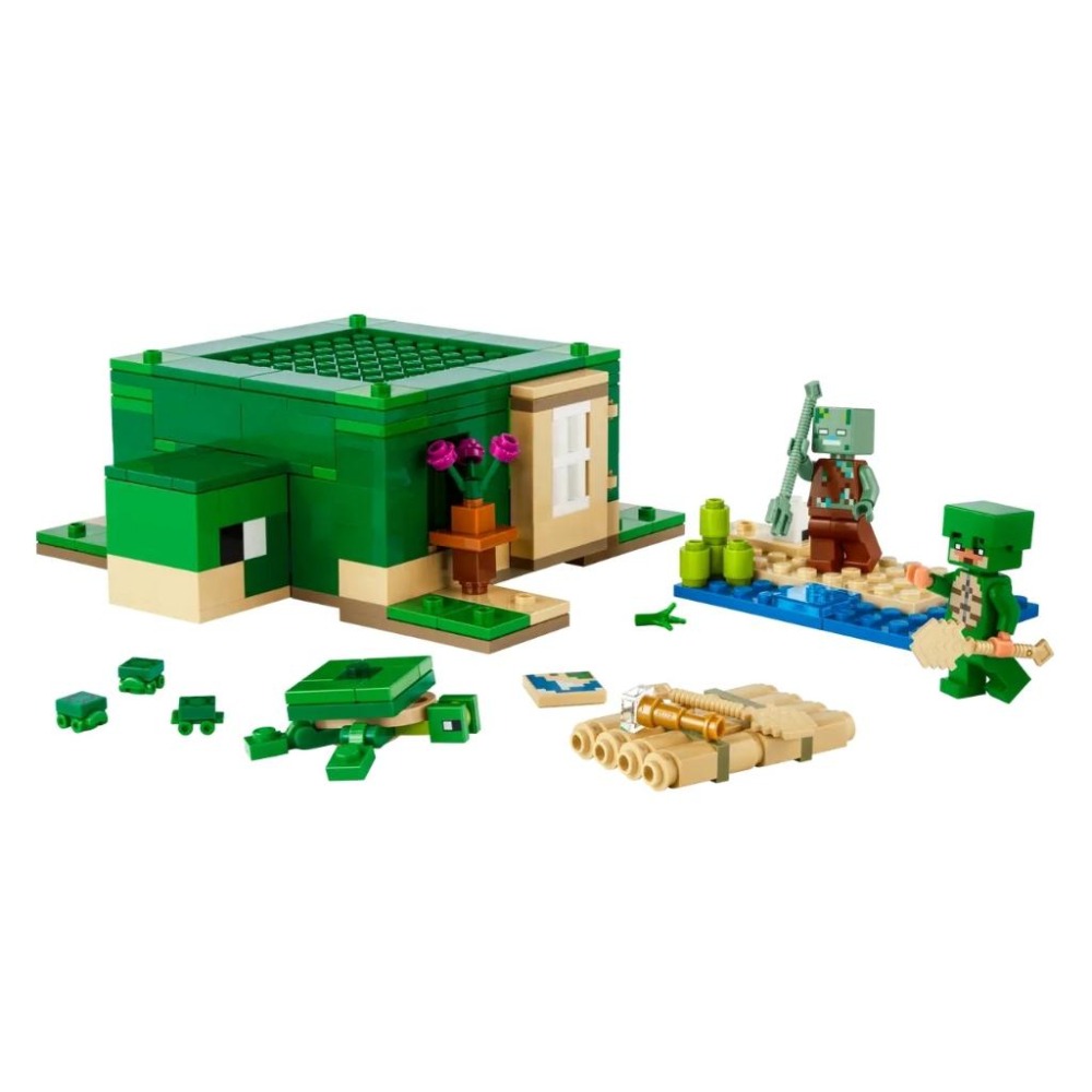 【磚星球】樂高 LEGO 21254 當個創世神 海龜海灘別墅 The Turtle Beach House-細節圖3