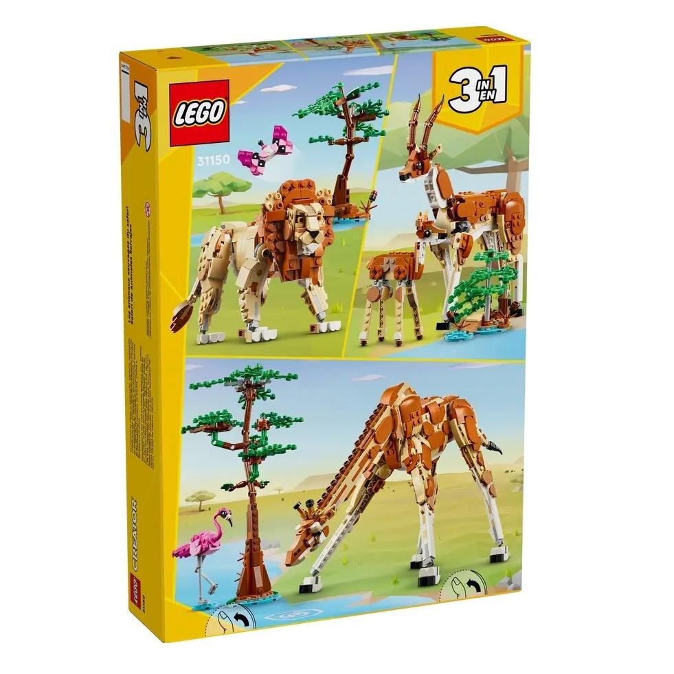 【磚星球】樂高 LEGO 31150 創意三合一系列 野生動物園動物 Wild Safari Animals-細節圖6