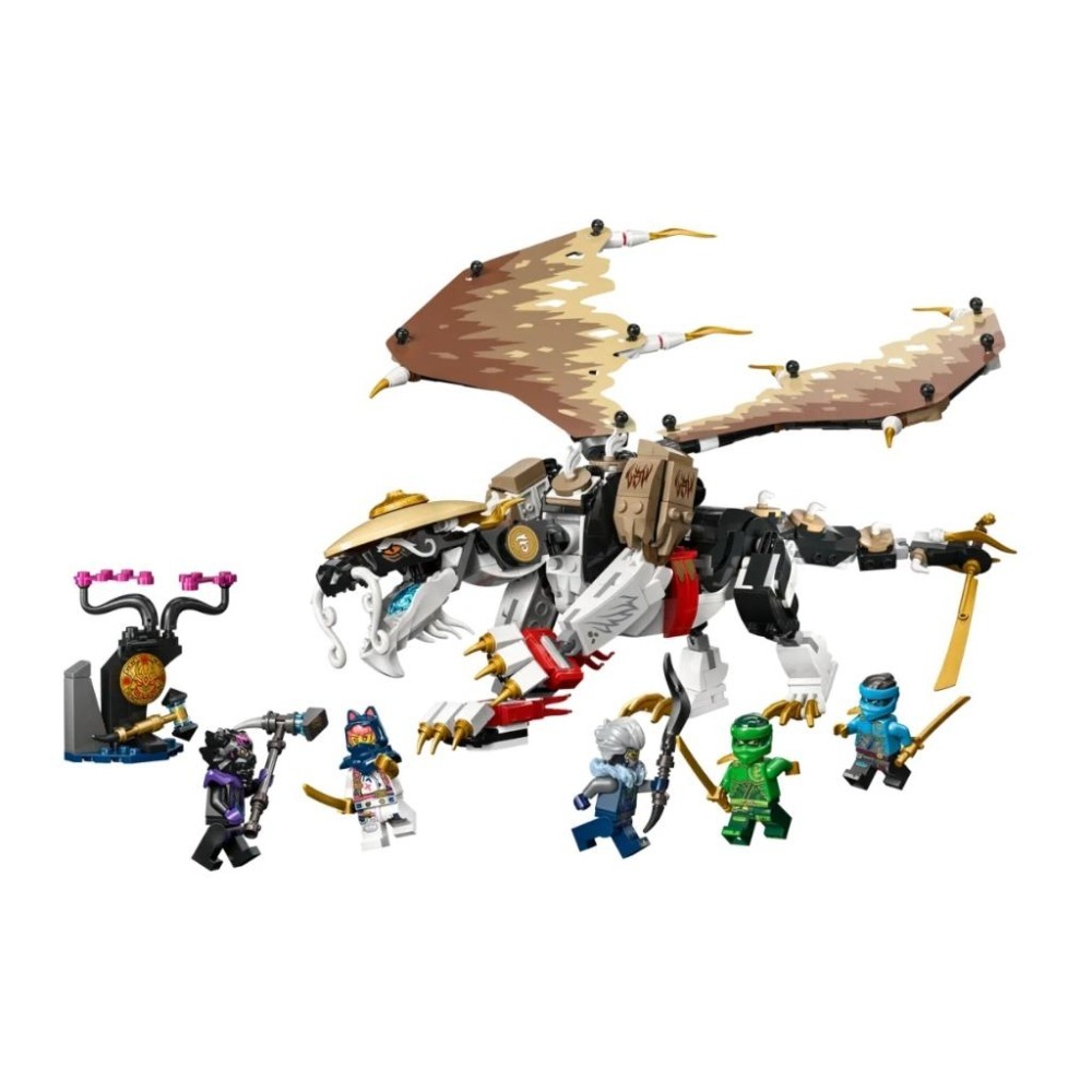 【磚星球】樂高 LEGO 71809 旋風忍者 龍長老艾格特 Egalt the Master Dragon-細節圖3