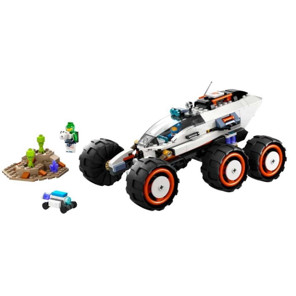 【磚星球】樂高 LEGO 60431 城市系列 太空探測車和外星生物 SpaceRover & Alien Life-細節圖3