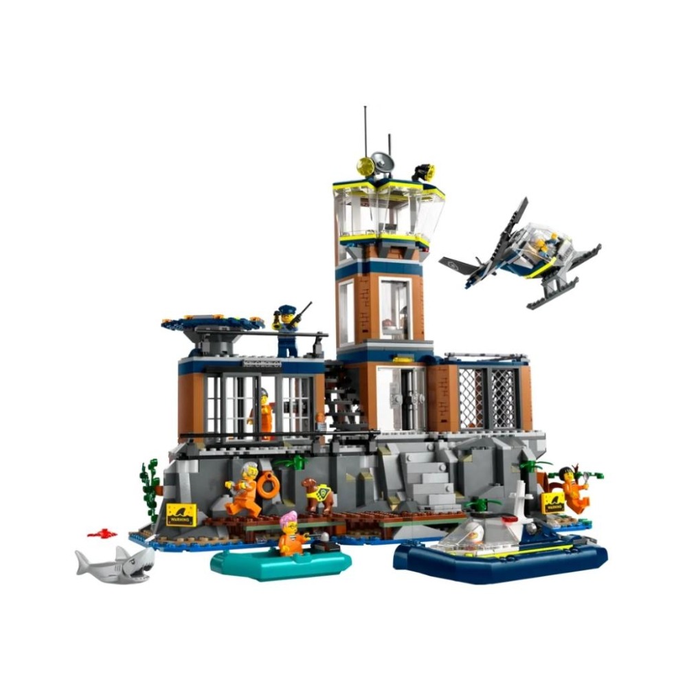 【磚星球】樂高 LEGO 60419 城市系列 監獄島 Police Prison Island-細節圖3