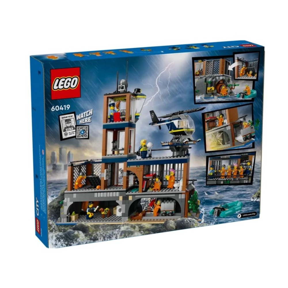 【磚星球】樂高 LEGO 60419 城市系列 監獄島 Police Prison Island-細節圖4