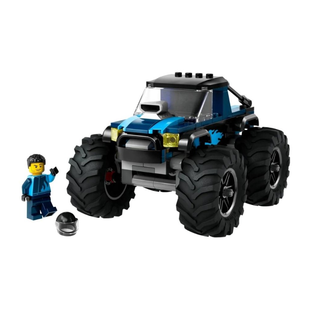 【磚星球】樂高 LEGO 60402 城市系列 藍色怪獸卡車 Blue Monster Truck-細節圖3