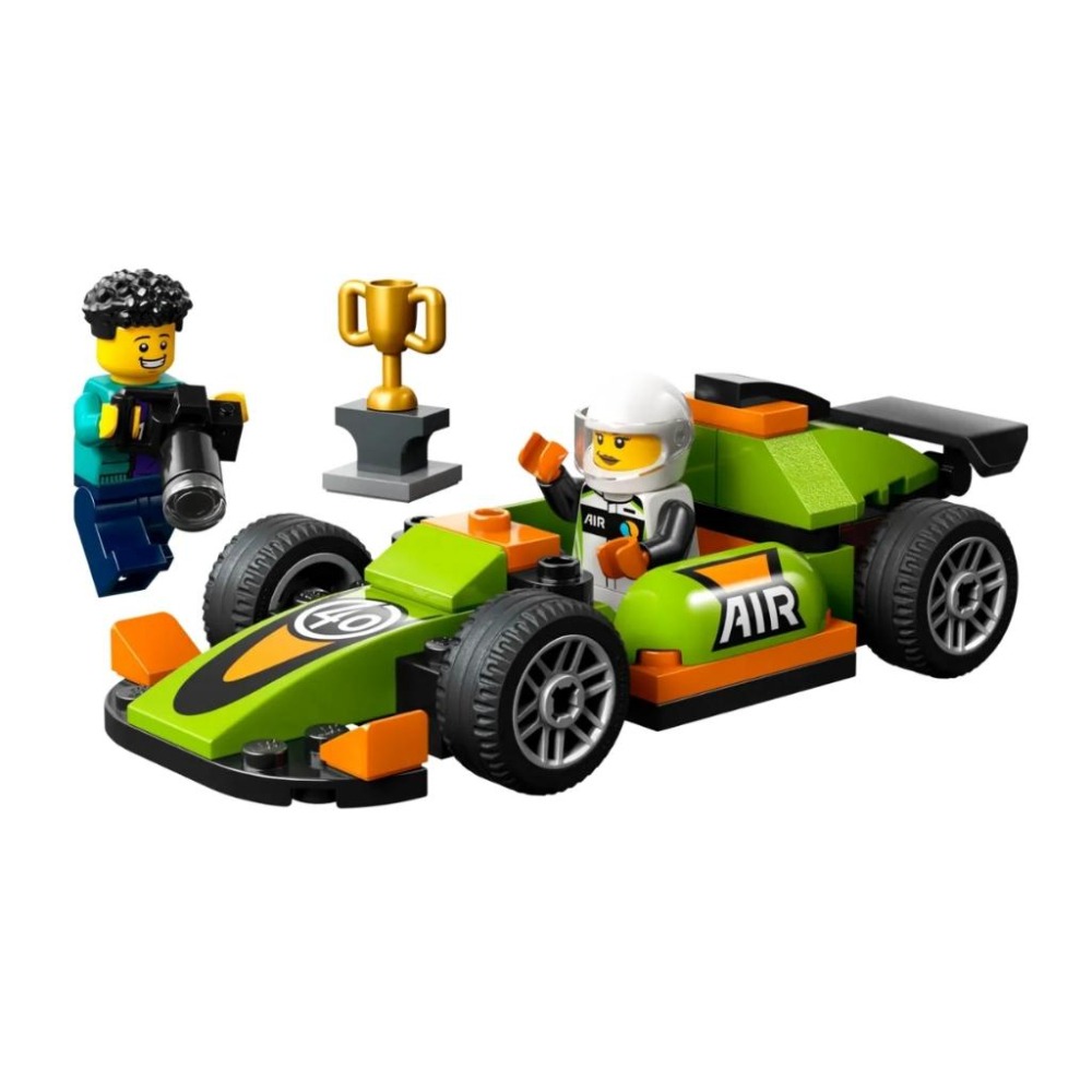 【磚星球】樂高 LEGO 60399 城市系列 綠色賽車 Green Race Car-細節圖3