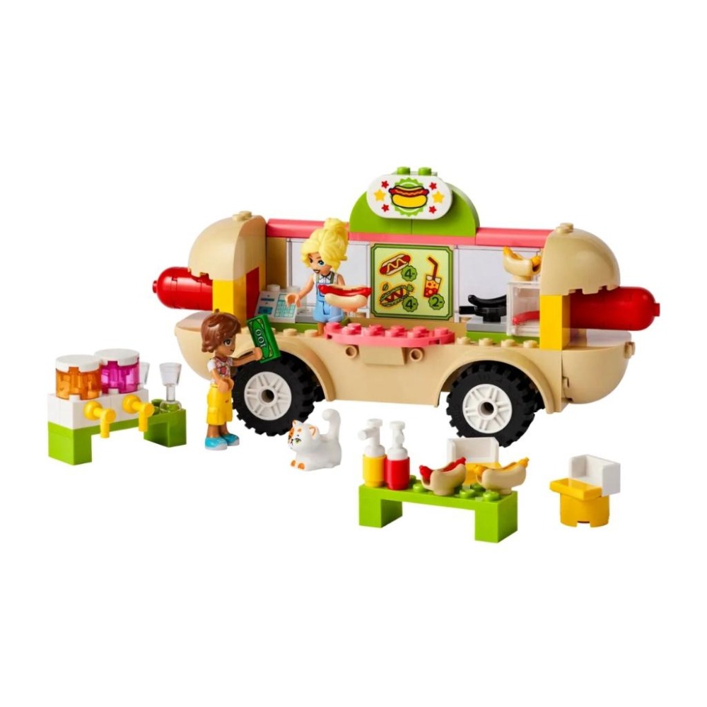 【磚星球】樂高 LEGO 42633 好朋友系列 熱狗餐車 Hot Dog Food Truck-細節圖3