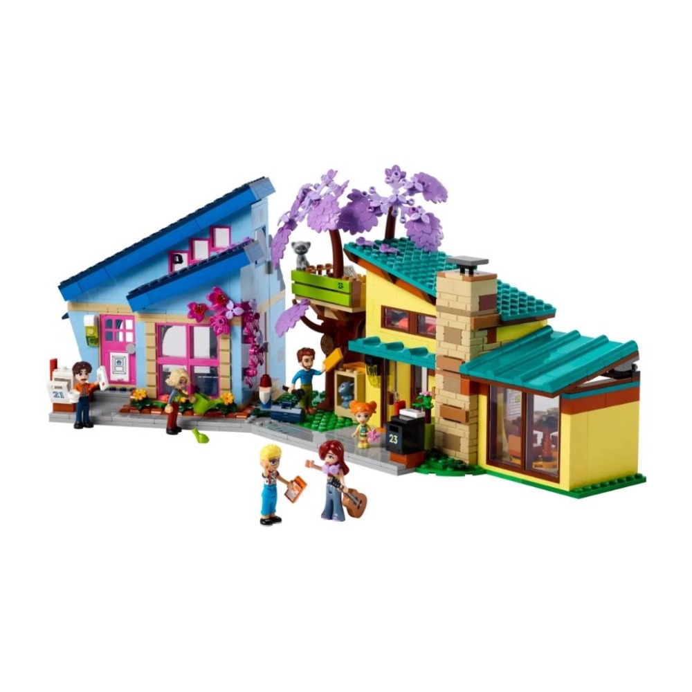 【磚星球】樂高 LEGO 42620 好朋友系列 歐利家和佩斯莉家 Olly&Paisley Family Houses-細節圖3