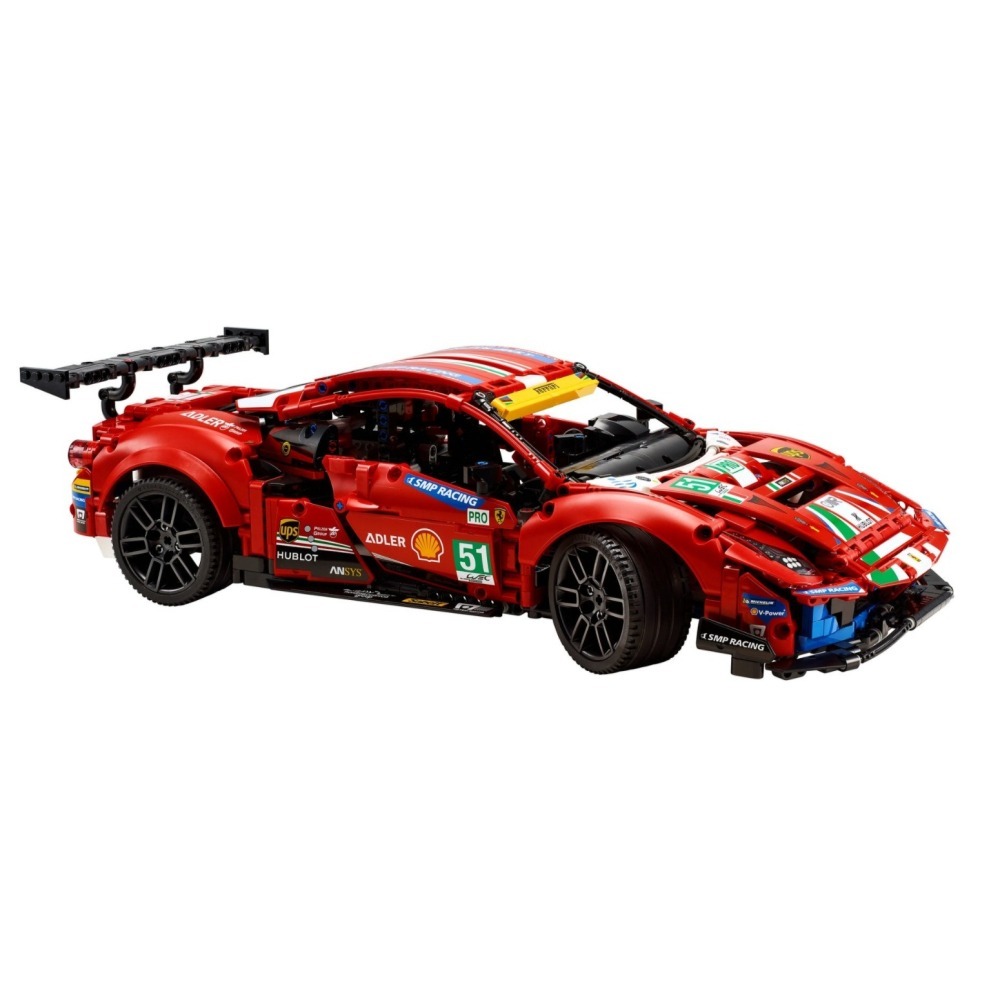 【磚星球】樂高 LEGO 42125 動力科技系列 法拉利488GTE＂AF Corse 51＂ Ferrari 488-細節圖3