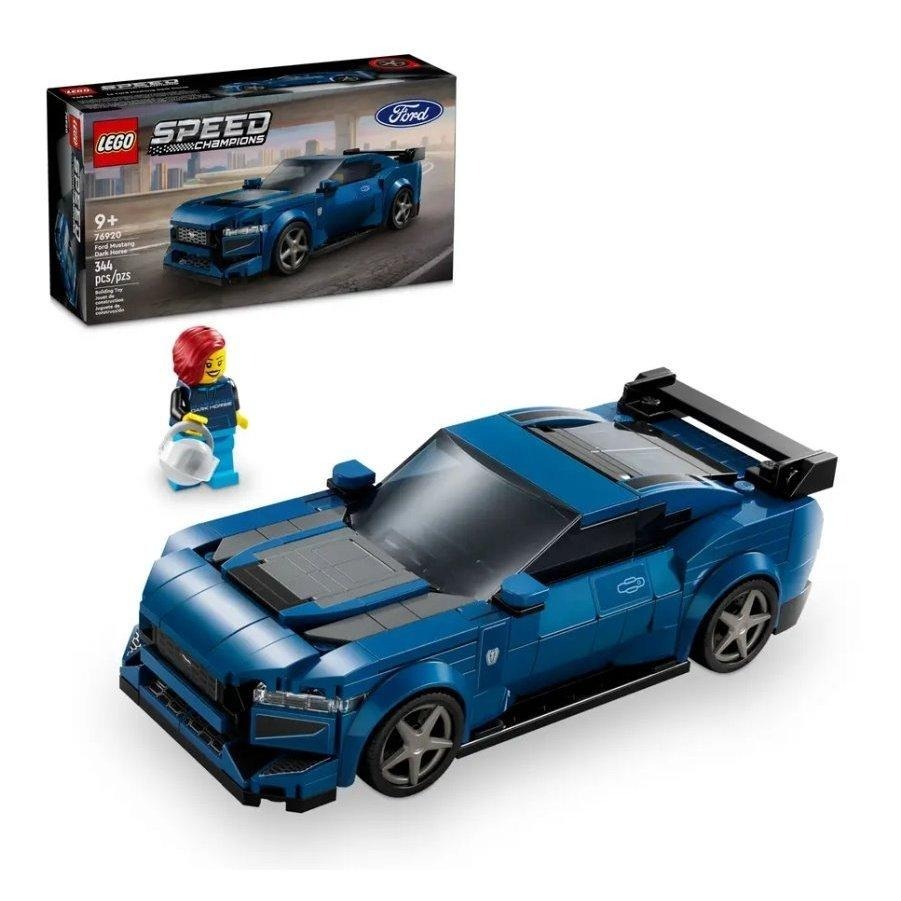 【磚星球】樂高 LEGO 76920 Speed系列 福特野馬 黑馬 Sports Car-細節圖2