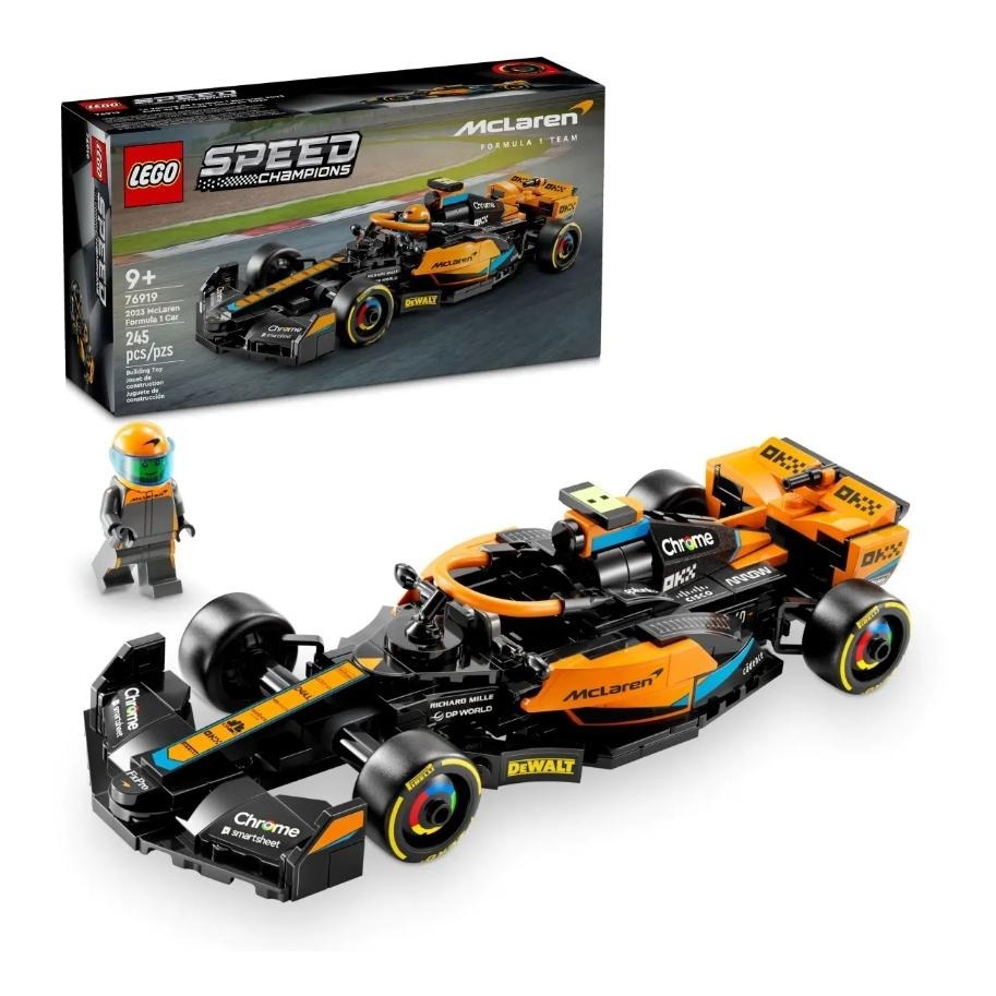 【磚星球】樂高 LEGO 76919 Speed系列 2023 McLaren F1 RaceCar-細節圖2