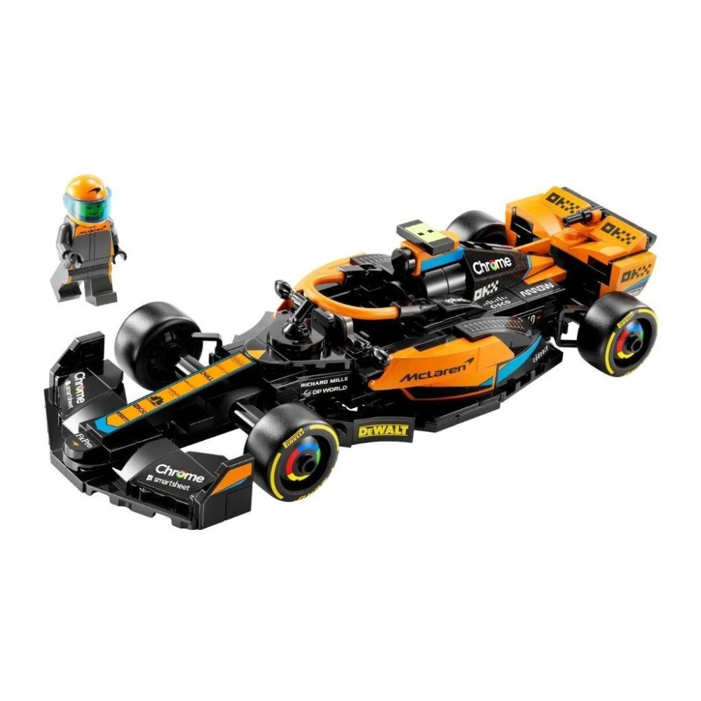 【磚星球】樂高 LEGO 76919 Speed系列 2023 McLaren F1 RaceCar-細節圖3