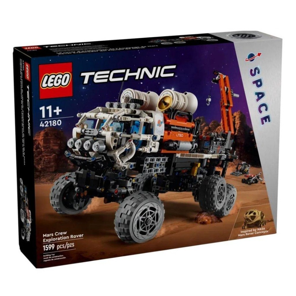 【磚星球】樂高 LEGO 42180 動力科技 火星船員探測車 Mars Crew Exploration Rover-細節圖2