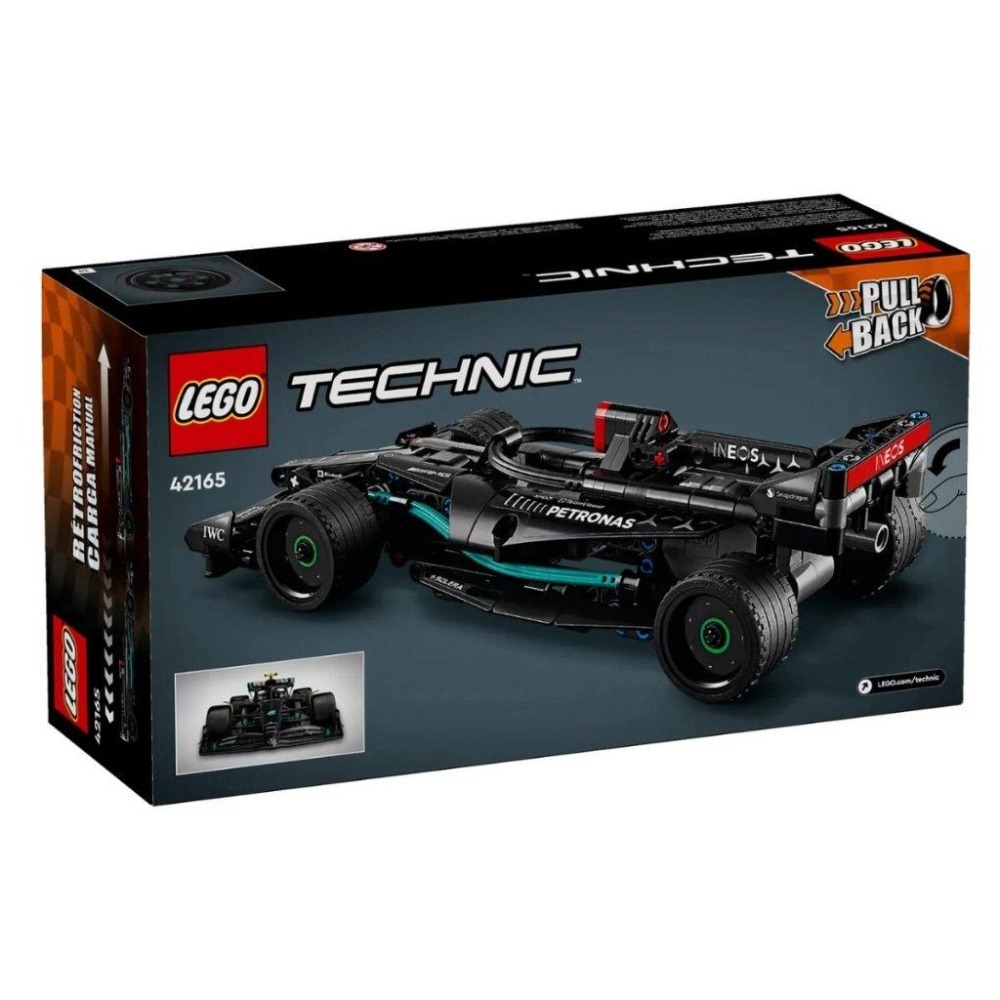 【磚星球】樂高 LEGO 42165 動力科技 Mercedes-AMG F1 W14迴力車-細節圖4