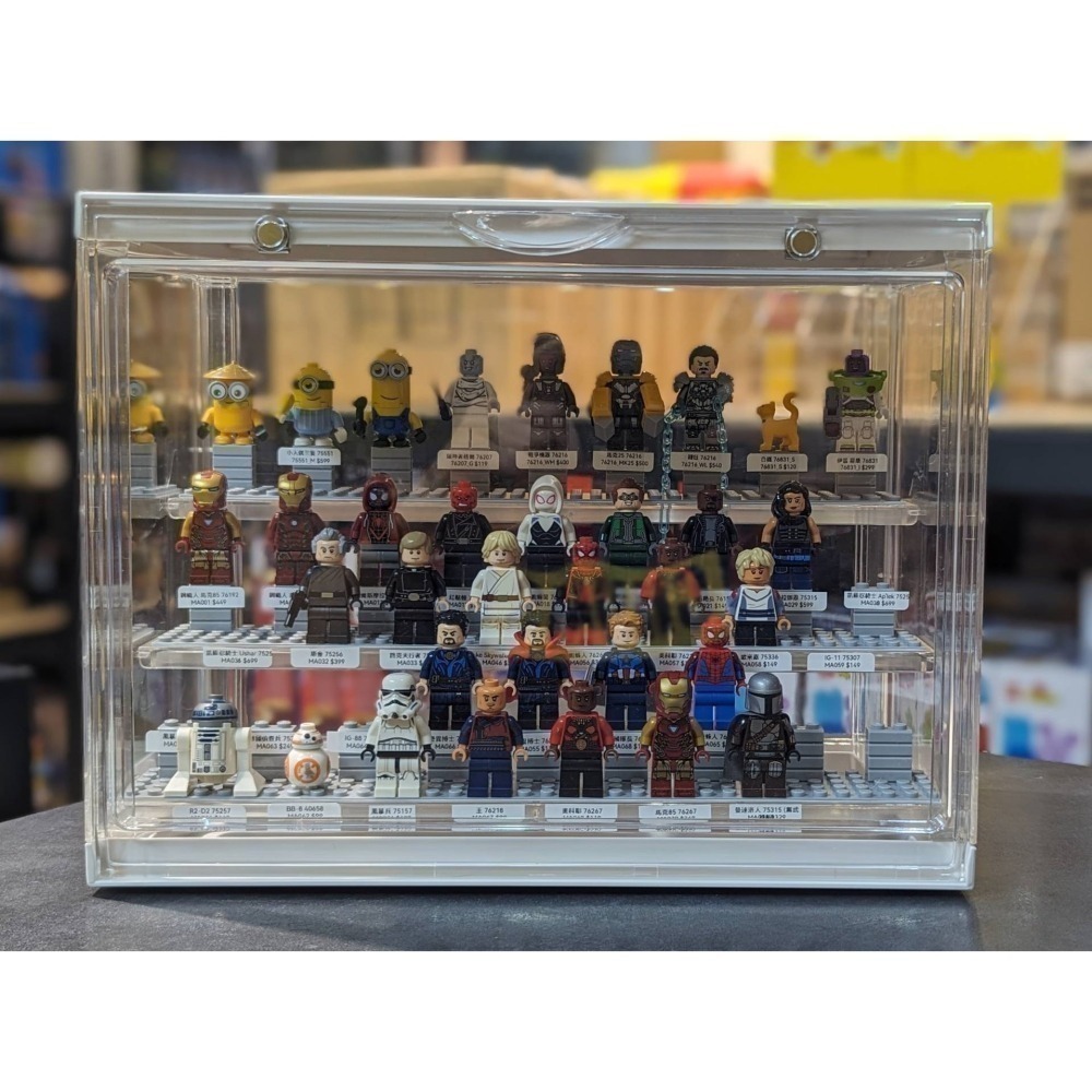 【磚星球】樂高 LEGO 樂高人偶展示盒 Display Box for minifigures-細節圖6