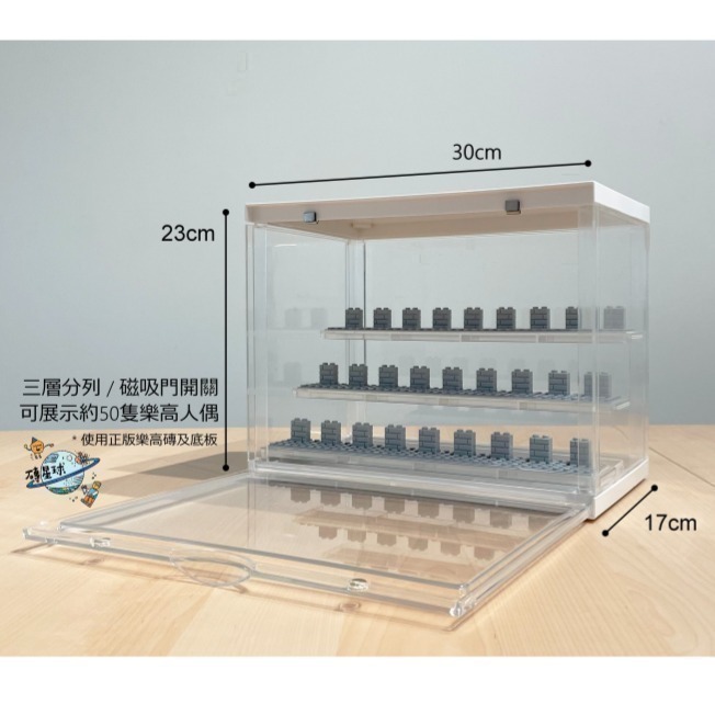 【磚星球】樂高 LEGO 樂高人偶展示盒 Display Box for minifigures (周年慶買五送一)-細節圖5
