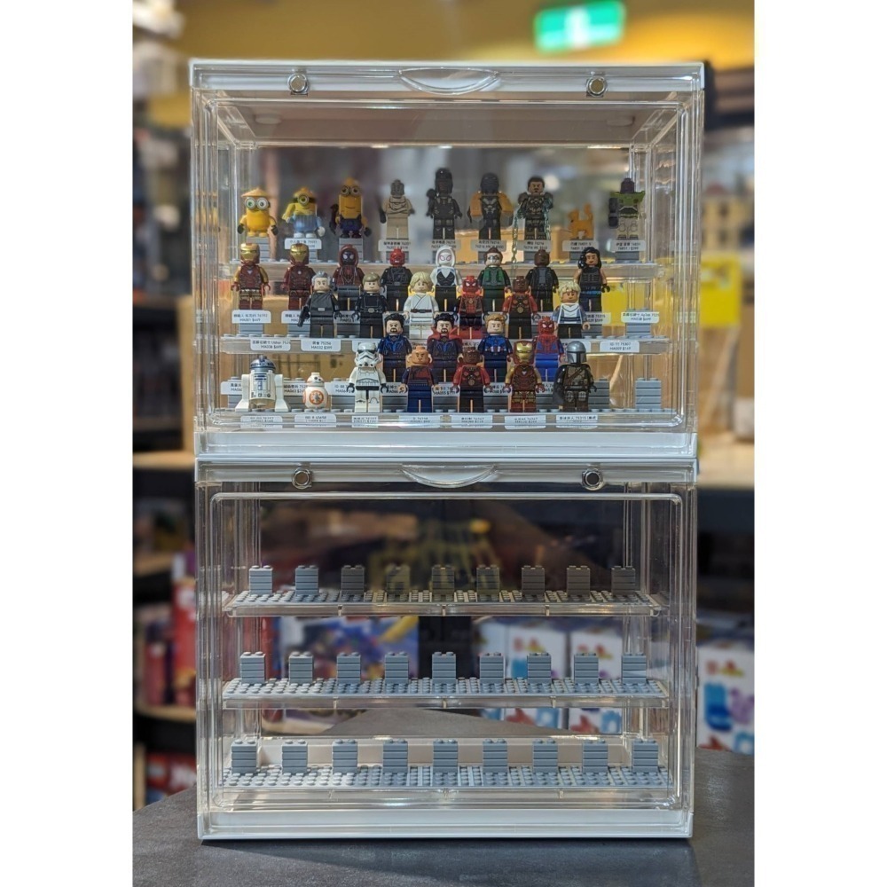 【磚星球】樂高 LEGO 樂高人偶展示盒 Display Box for minifigures (周年慶買五送一)-細節圖7